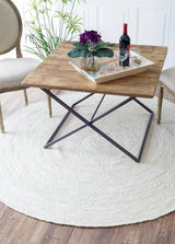 Gole Design Round Braided Carpet Rug