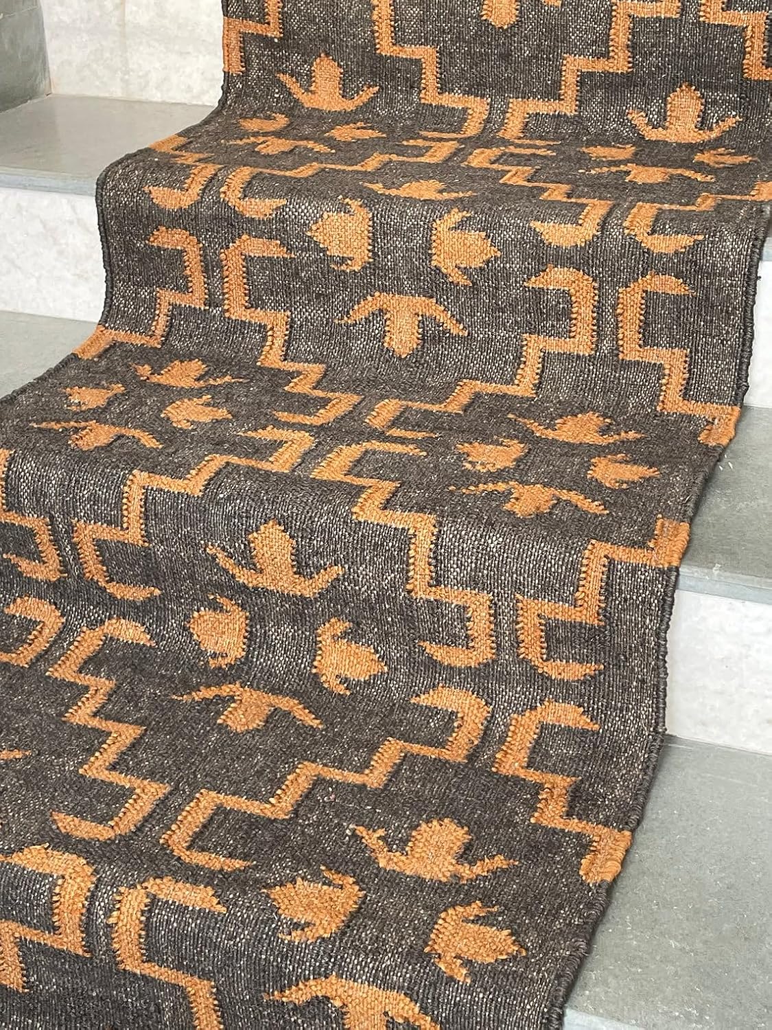 Stair Runner Color Combinations Rugs,Yellow Kilim Stair Runner