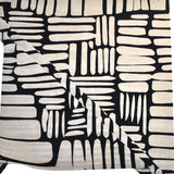 Tufted Area Rugs,Black And White Grid Hand Tufted Carpet