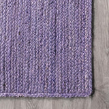 Rigo Hand Woven Purple  Area Rugs For Living Room