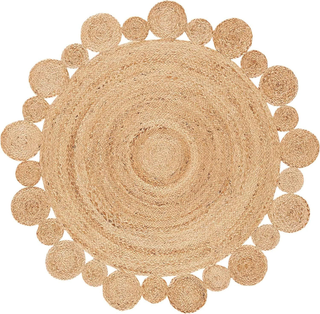 Gole Design Round Braided Carpet Rug