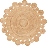 Gole Design Round Braided Carpet Rug