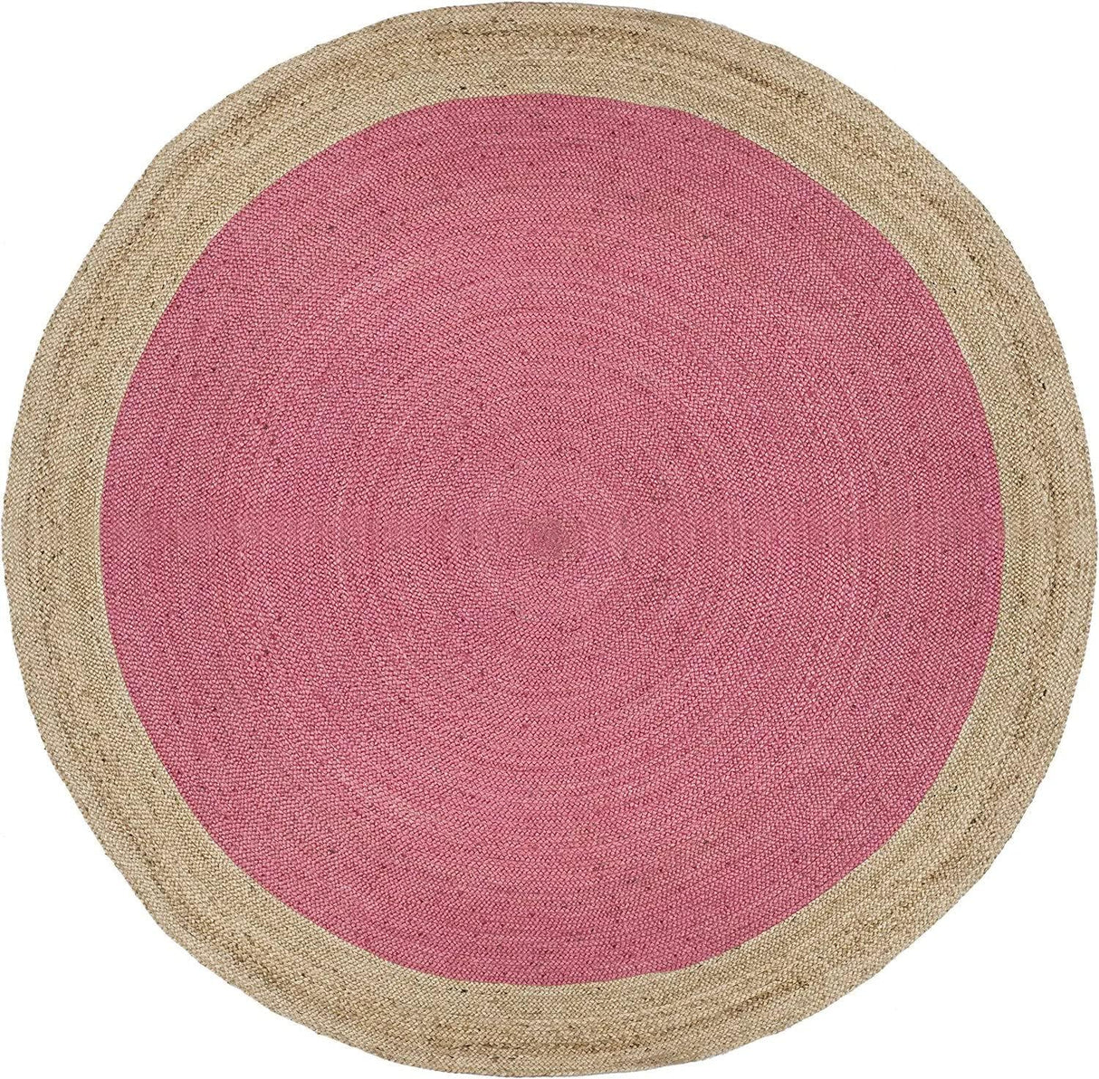 Round Carpet Rug Hand Braided Jute Area Rug
