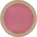 Round Carpet Rug Hand Braided Jute Area Rug