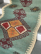 Hand Woven Kilim Stair Runner Rug, Eco-Friendly Stair Runners Rugs