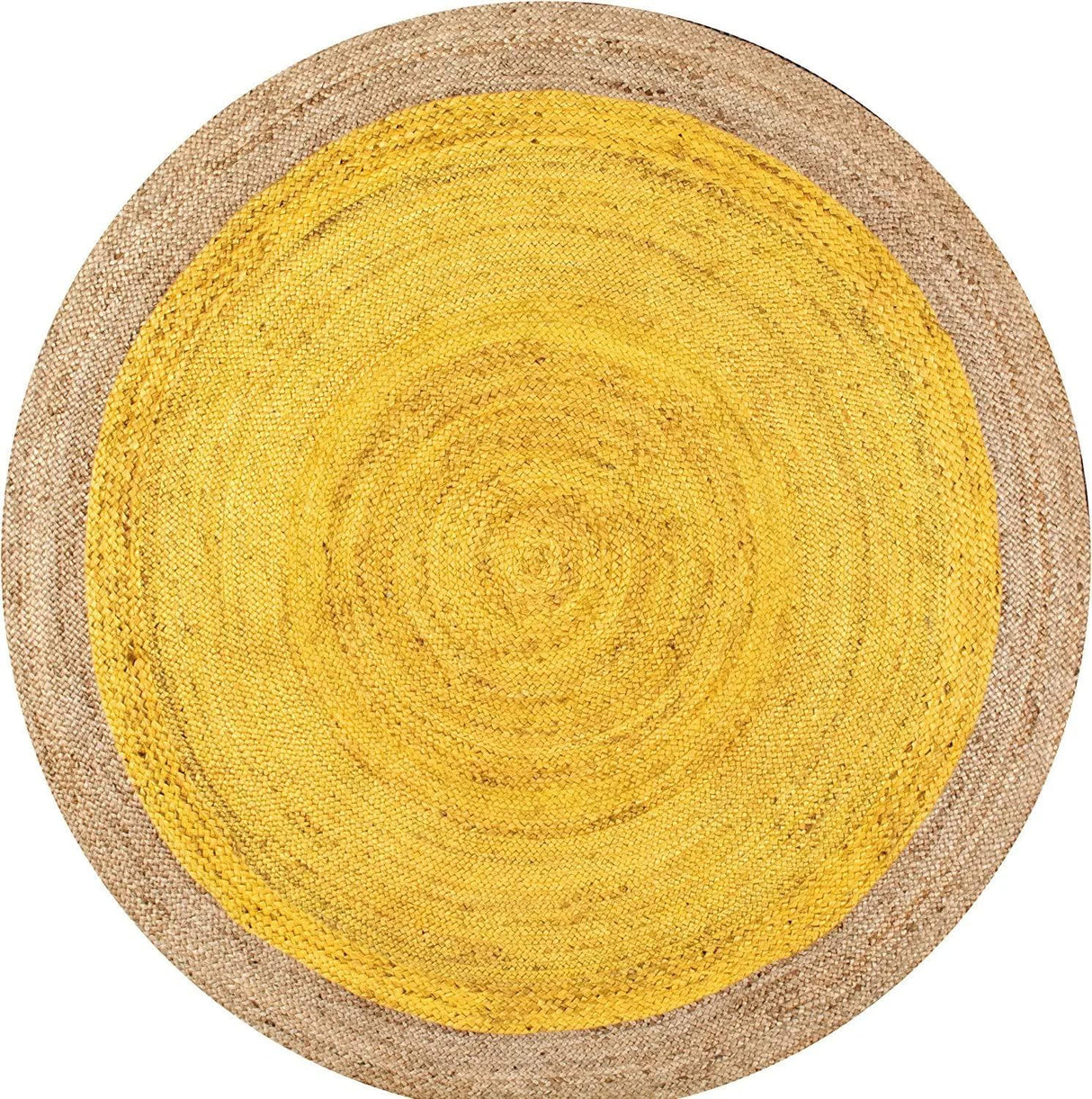 Round Carpet Rug Hand Braided Jute Area Rug