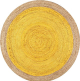 Round Carpet Rug Hand Braided Jute Area Rug
