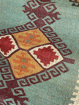 Hand Woven Kilim Stair Runner Rug, Eco-Friendly Stair Runners Rugs