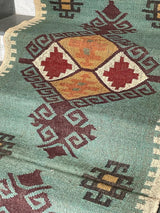 Hand Woven Kilim Stair Runner Rug, Eco-Friendly Stair Runners Rugs