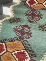 Hand Woven Kilim Stair Runner Rug, Eco-Friendly Stair Runners Rugs