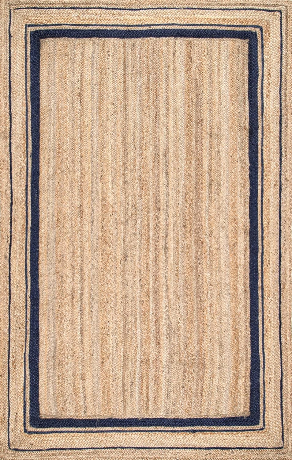 Rikki Braided Border Bohemian Natural fiber rugs