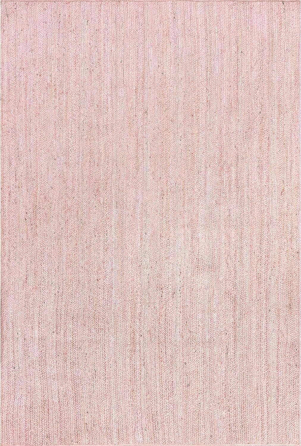 Rigo Hand Woven Pink Colorful Area Rugs