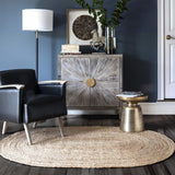 Natural Jute Hand Braided Hand Woven Jute Area Rugs