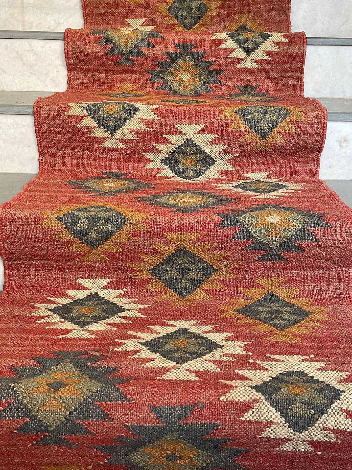 Eco-Friendly Stair Runners Rugs, Kilim Stair Runner by The Foot