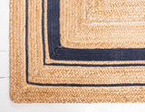 Rikki Braided Border Bohemian Natural fiber rugs