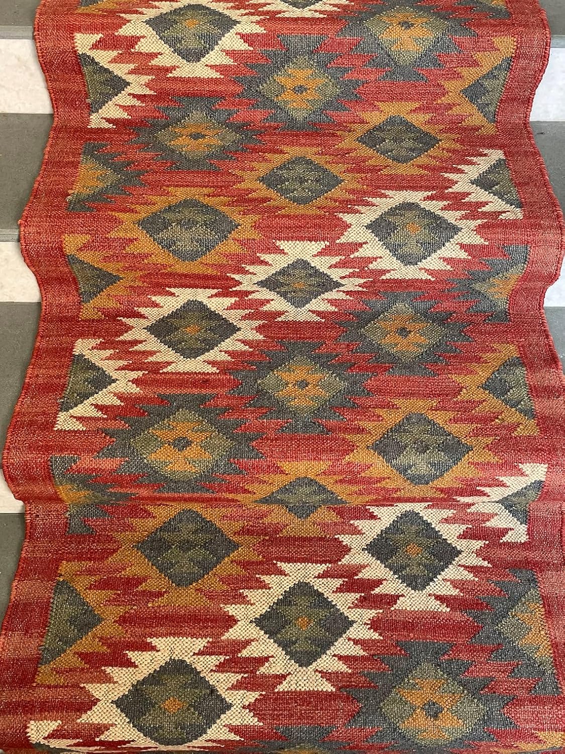 Decorative Stair Runners Rugs, Hand Woven Handmade Kilim Stair Runner Rugs