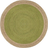 Round Carpet Rug Hand Braided Jute Area Rug