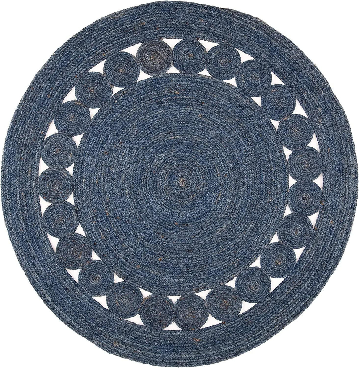 Round Carpet Hand Braided Natural Jute Rug