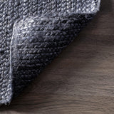 Rigo Hand Woven Navy Blue Handmade Area Rugs
