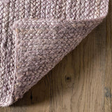 Rigo Hand Woven Light Purple Natural Jute Rugs