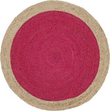 Round Carpet Rug Hand Braided Jute Area Rug