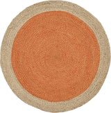 Round Carpet Rug Hand Braided Jute Area Rug
