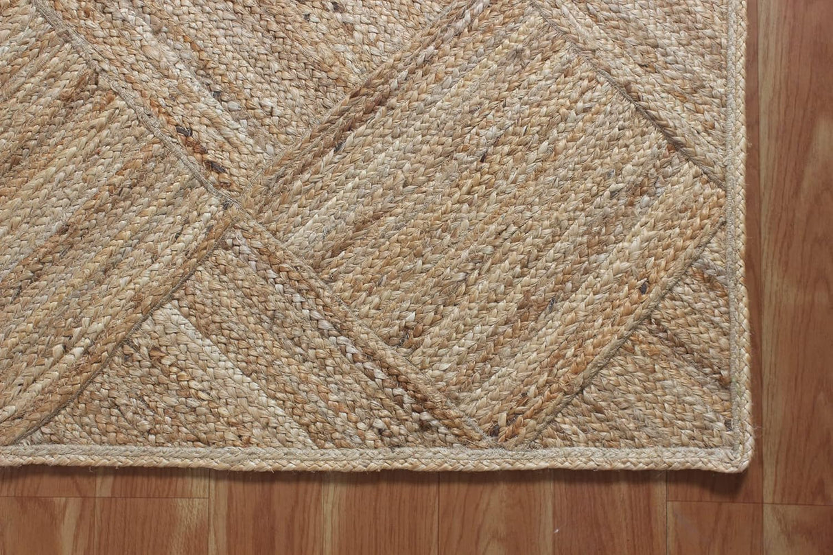 Unique Design Geometric for Handmade jute rugs