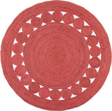 Round Carpet Hand Braided Natural Jute Rug