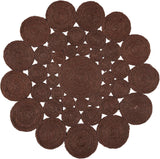 Handmade Boho Farmhouse Jute Carpet For Office
