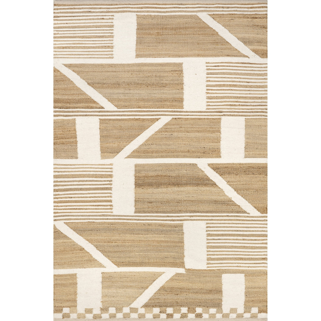 Braided Area Jute Rug Hand tuft Rug For Bedroom