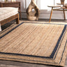Rikki Braided Border Bohemian Natural fiber rugs