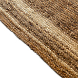 Eco-Friendly Handwoven Jute Rug – Braided Natural Carpet for Home Décor