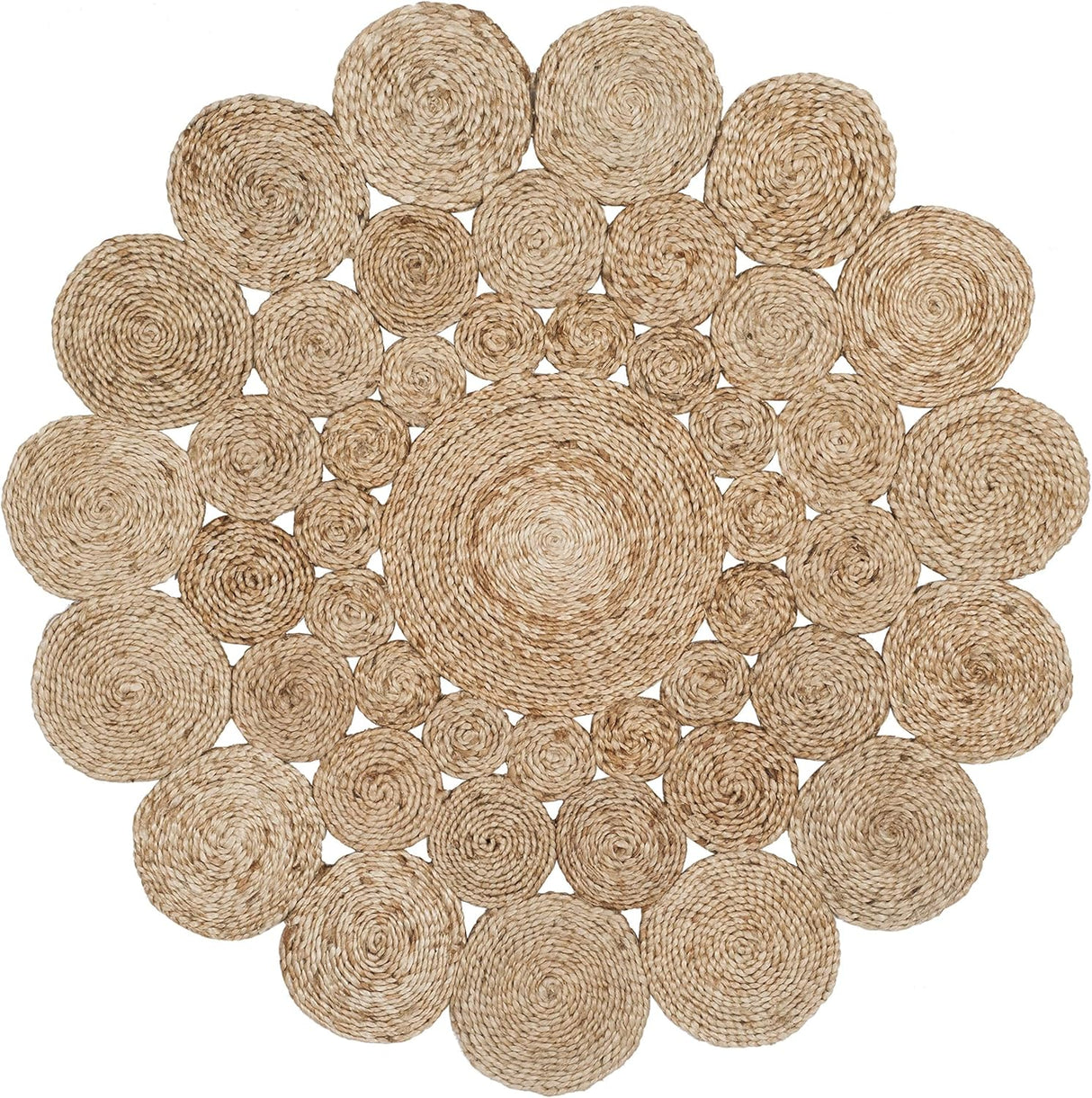 Handmade Boho Farmhouse Jute Carpet For Office