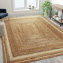 Eco-Friendly Handwoven Jute Rug – Braided Natural Carpet for Home Décor