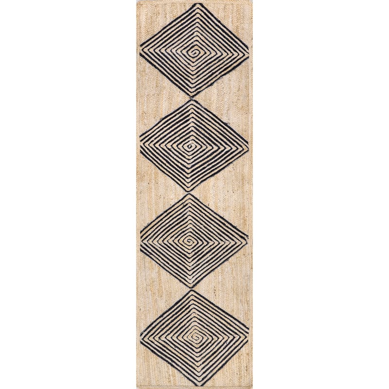 Diamond Jute Area Rug