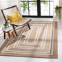 Eco-Friendly Handwoven Jute Rug – Braided Natural Carpet for Home Décor