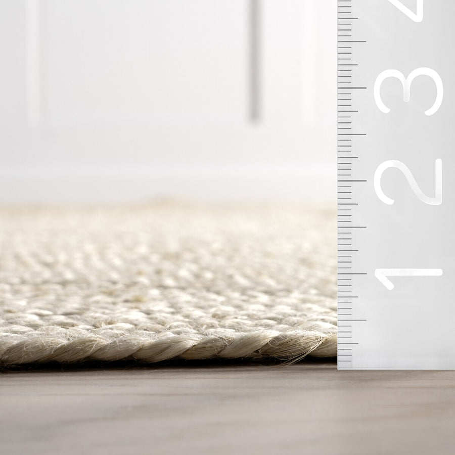 Natural Fiber Rug from India, Eco-Friendly Jute Rug