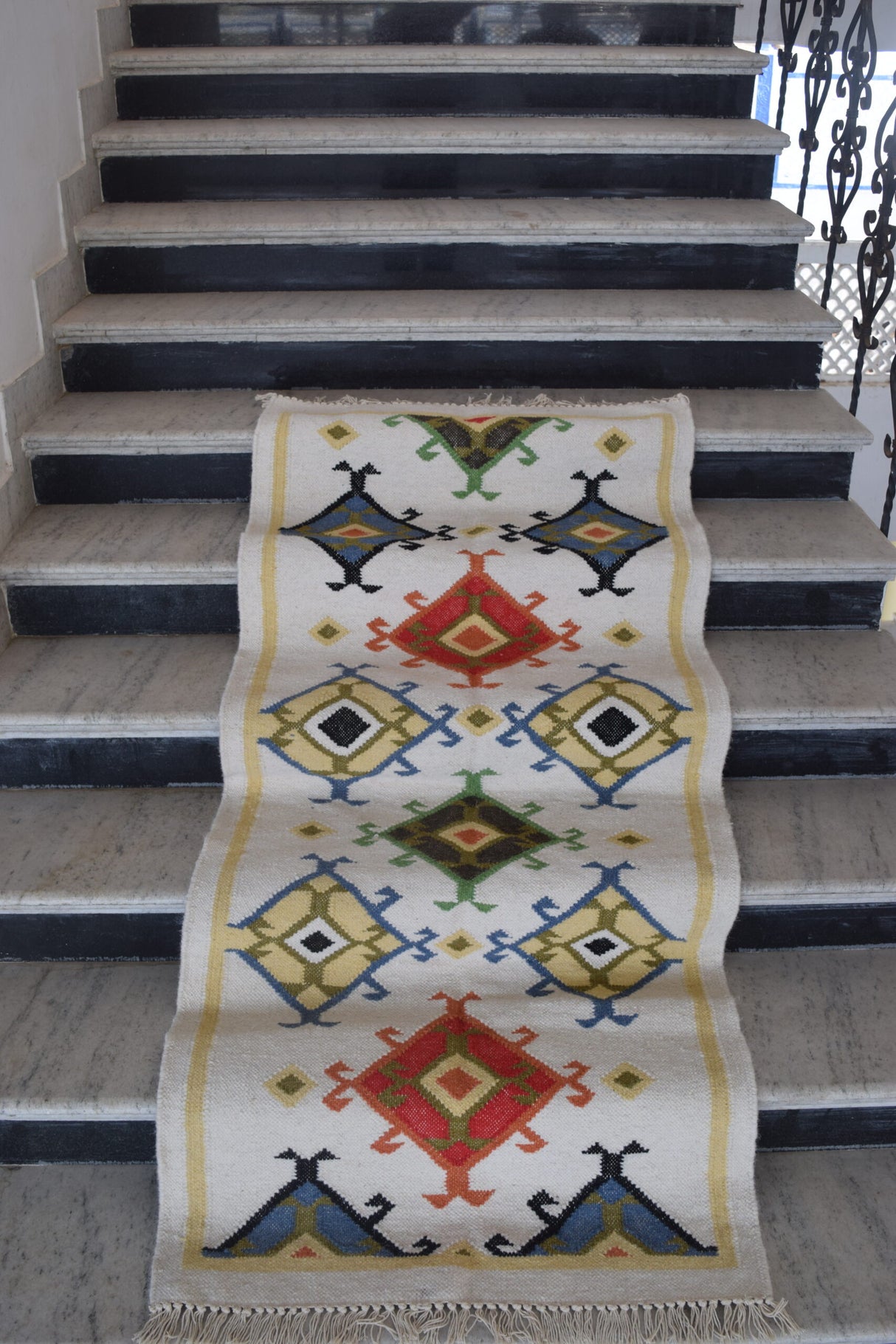 Decorative Stair Runners Rugs, Handmade Modern Stair Runners Rugs