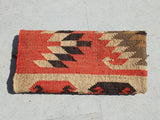 Multicolor & Red Jute Kilim Area Rug