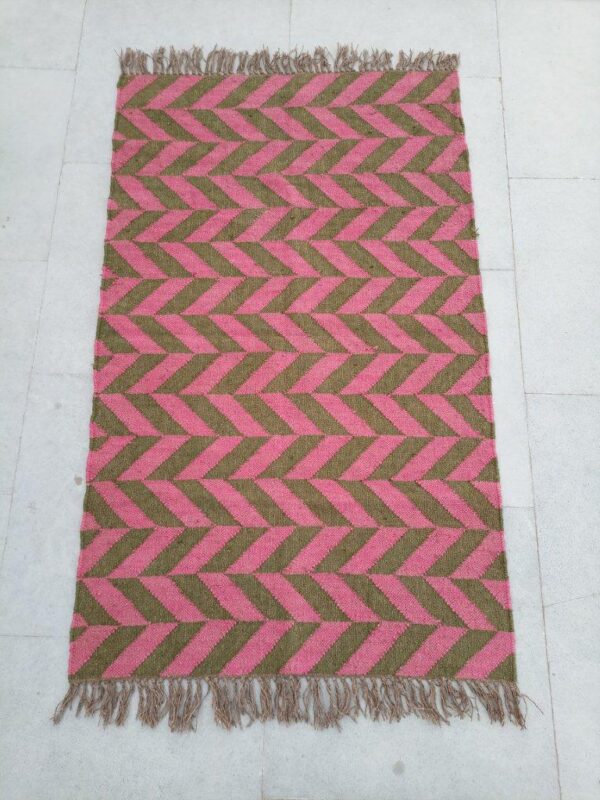 Handmade Kilim Carpet – Natural Jute Rug for Los Angeles