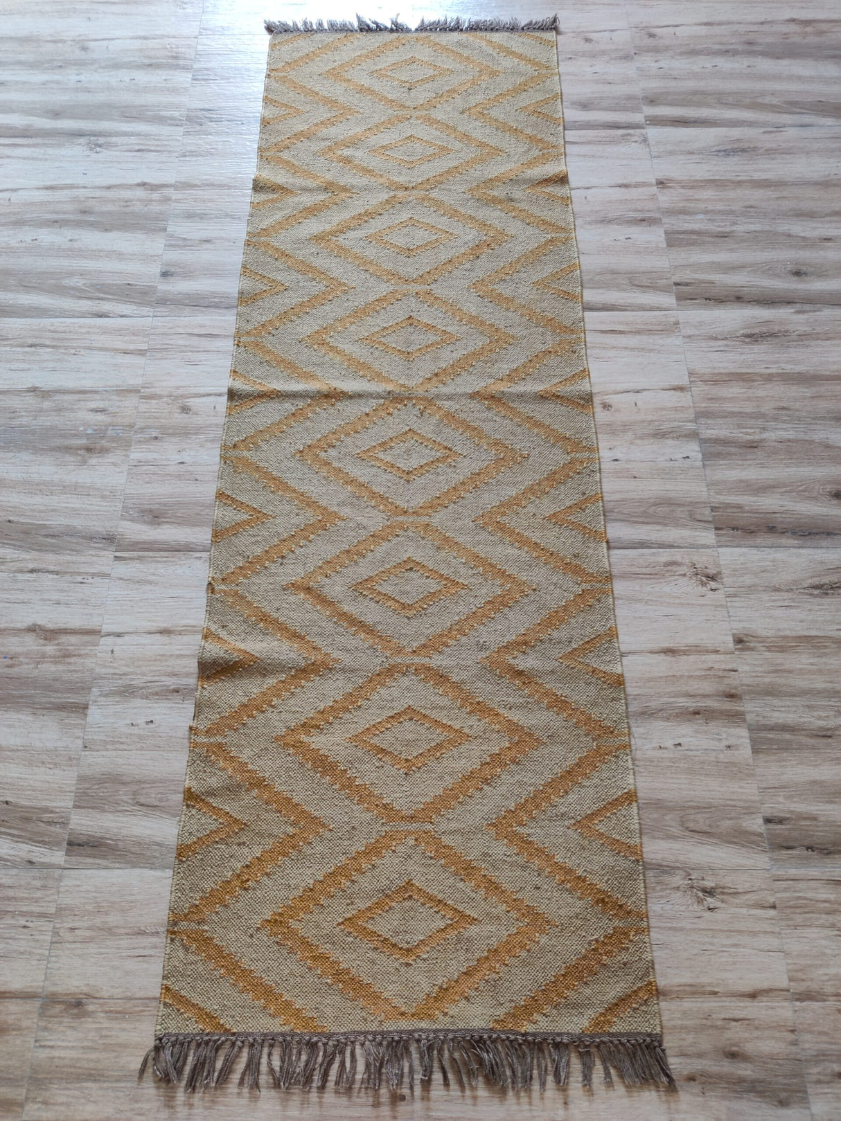 Handmade Wool Jute Rug, Home Decor Rug,Yellow