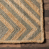 Diamond Jute Area Rug, Natural Rug Living Room Rug