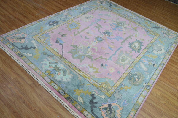 Baby Room Designer rug, Oversized Oushak Rug, Handwoven Oushak carpets