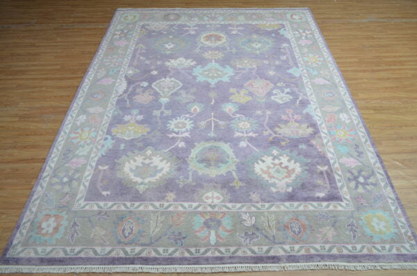 Purpal Oushak Carpet Oversized Oushak Rug, Handwoven Oushak Rugs