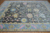 Black Oushak Carpet Oversized Oushak Rug Custom Oushak Rug,Wool Oushak Carpets