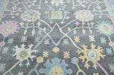 Black Oushak Carpet Oversized Oushak Rug Custom Oushak Rug,Wool Oushak Carpets