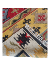 Handmade Wool Jute  Kilim Rugs, Livingroom Carpet