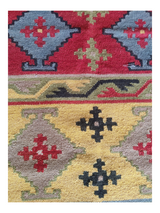 Handmade Wool Jute  Kilim Rugs, Livingroom Carpet