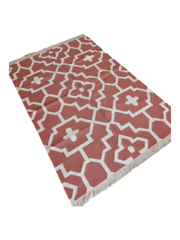 Boho Wool Kilim Rug Designer Area Rug For Living Room