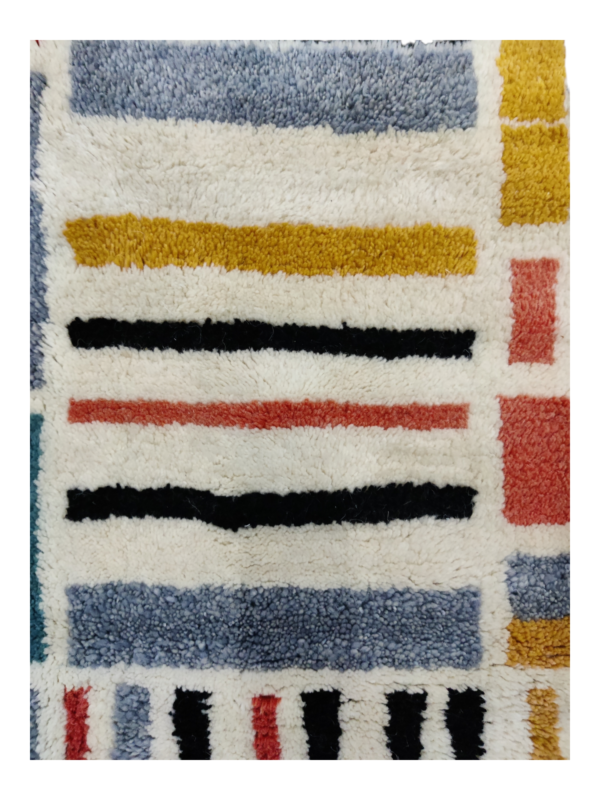 Multicolor Colorful Lining Home Decorative Rug